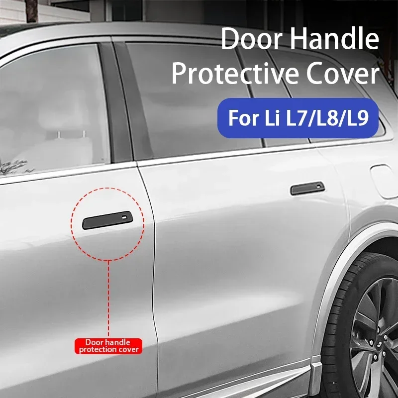 

For Li Lixiang L7 L8 L9 2022 2023 Car door handle protective sticker Anti scratch Collision protection accessories for Lixiang