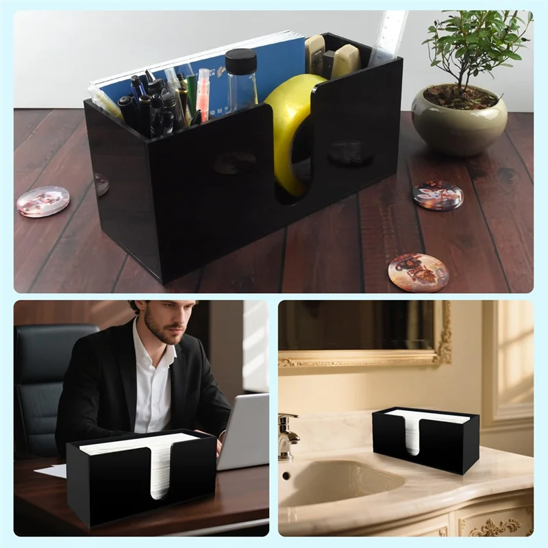 

A84X-Акриловый держатель для бумажных полотенец на столешницу Для ванной комнаты, кухни, ресторана, туалета