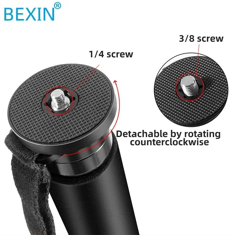 Carbon Fiber Monopod Retractable Portable Travel Shooting Monopod Selfie Bracket For SLR Camera Phone Tripod Accessories view 4