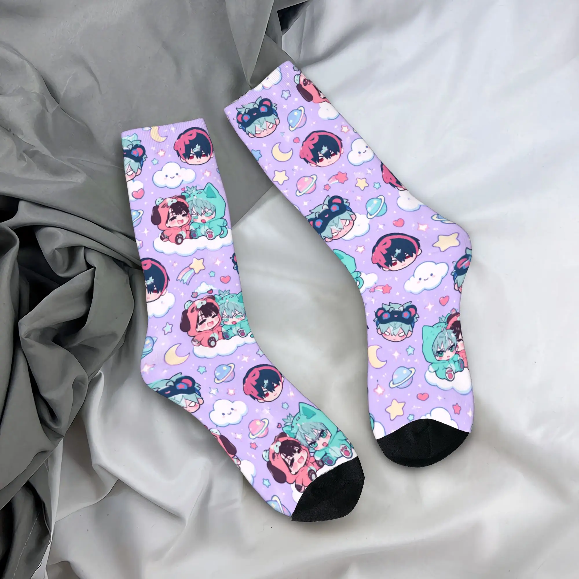 Ivantill Till Alien Stage Chibi Graphic Socks  Novelty Stockings Women Men Warm Soft Running Sports Socks Autumn Non-Slip Socks