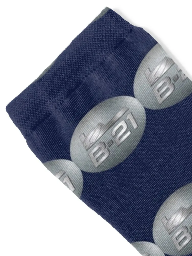 B-21 Raider Program Logo Socks anti slip football bright garter halloween gym Socks Men Women's