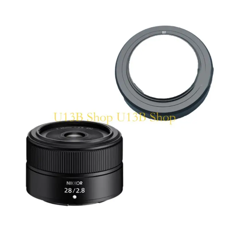 U13B HF-52 52mm المسمار في عدسة معدنية ترشيح 52 مم للاصطدام ل 28mm f/2.8