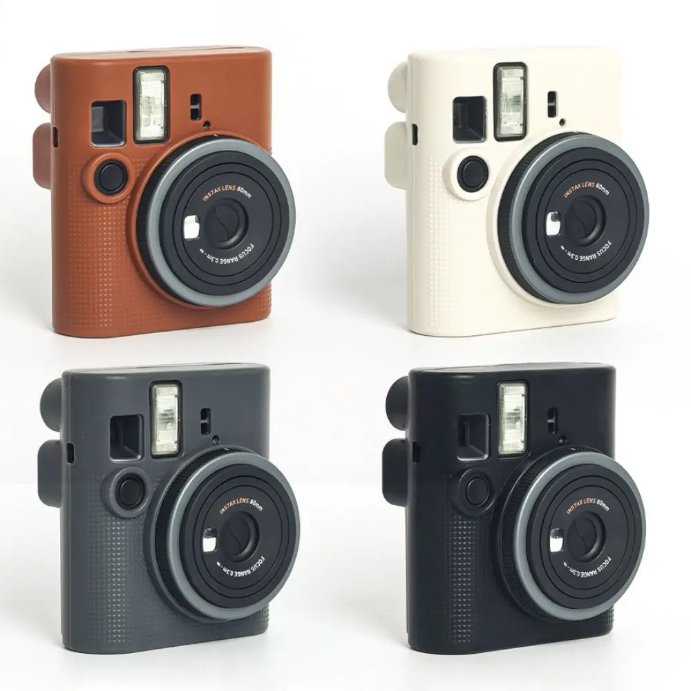 ل Fujifilm Instax Mini 41 سيليكون حافظة كاميرا فورية لينة شل المناسب غطاء سيليكون الكاميرا الملحقات بلون لينة