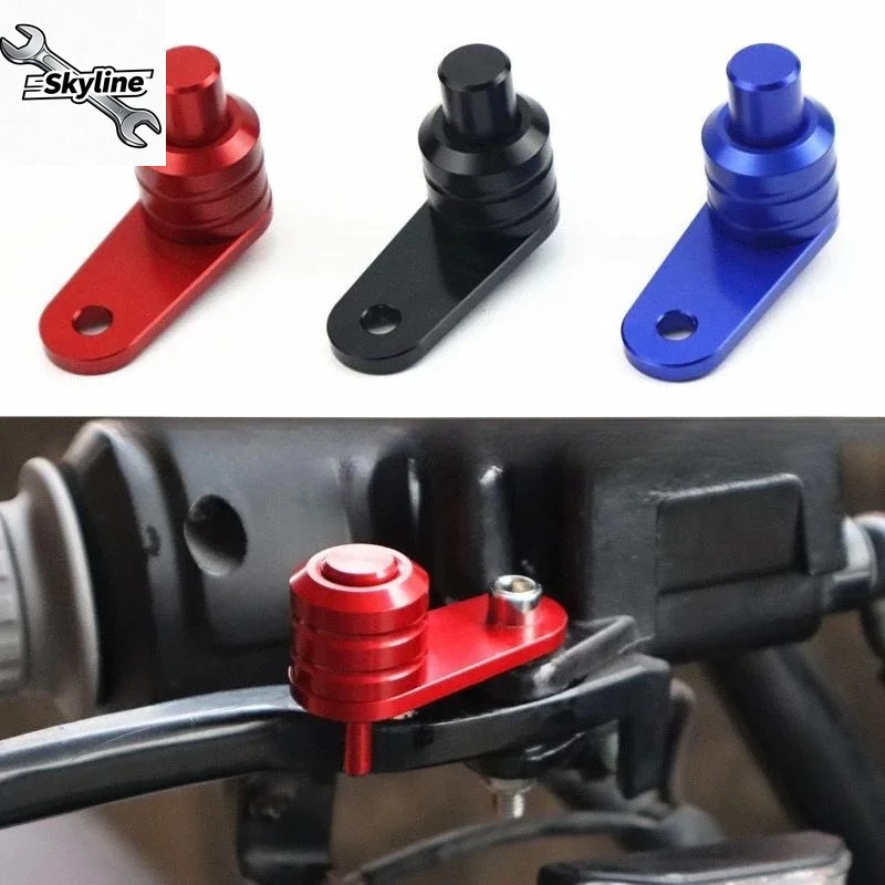 Motorcycle electric vehicle modification universal brake horn parking lock parking hand brake switch retainer button