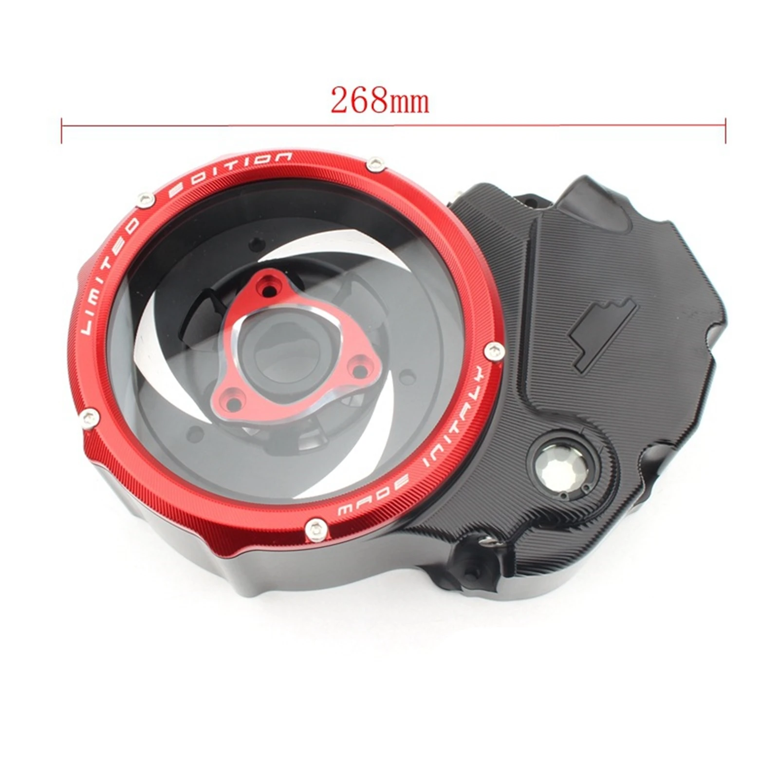 Motorbike Clear Engine Clutch Cover Guard Pressure Plate For Ducati XDIAVEL DIAVEL 1260 MULTISTRADA 1200 2016-2021