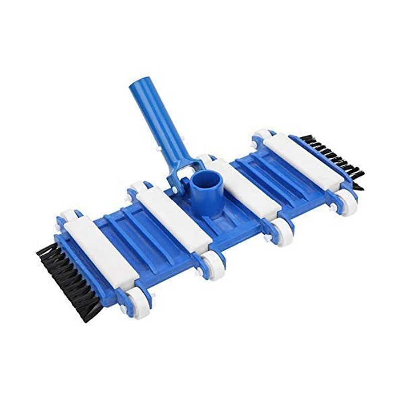 Swimming Pool Suction Head With Side Brush Wheel Wall Floor Fish Pond Swimming Pool Floor Cleaning Supplies Summer