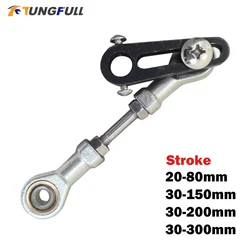 Telescopic Motor Rocker Arm Shaft 5-16mm Reciprocating Motor Adjustable Stroke DIY Rocker Lever Crankshaft Accessories