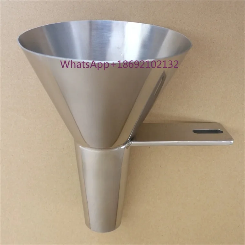 Stainless Steel Packaging Machine Dedicated Hopper Lapel Forming Machine Spare Part  Bag Maker Receiving Hopper