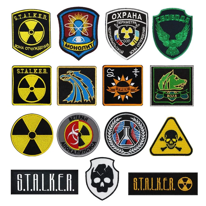 Embroidery Patch Stalker Team Morale Tactics Military