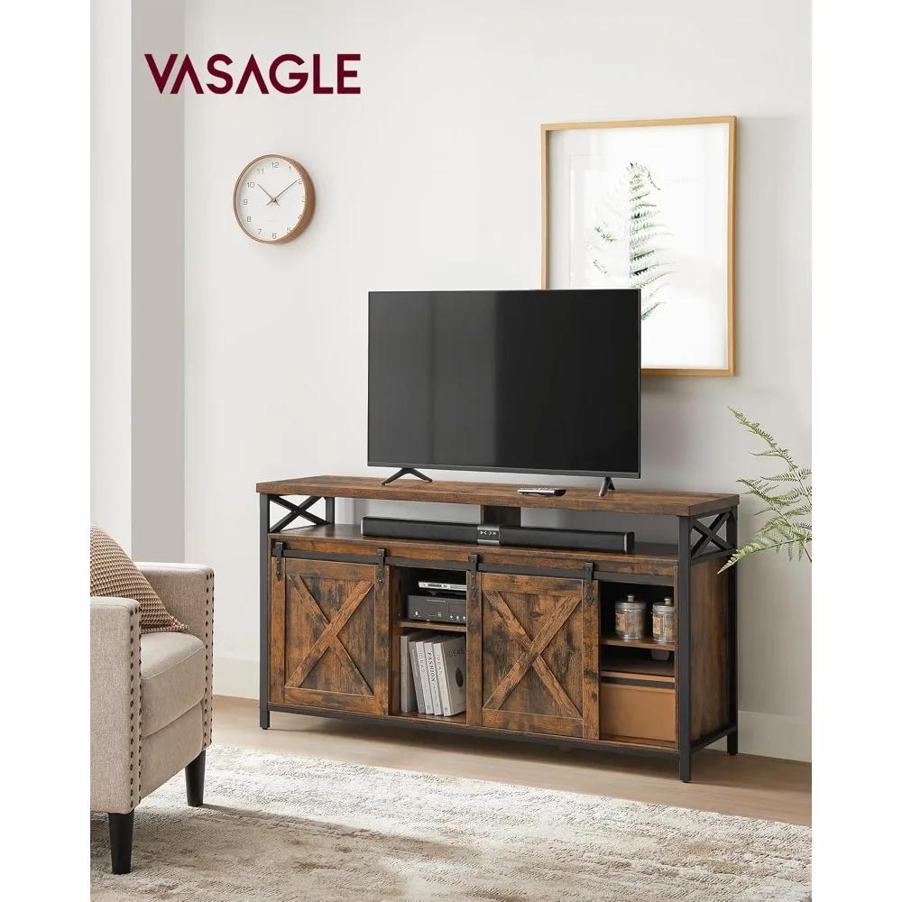 

TV Cabinet with Adjustable Shelves,2-Number of DrawersIndustrial Design Suitable for bedrooms and living rooms