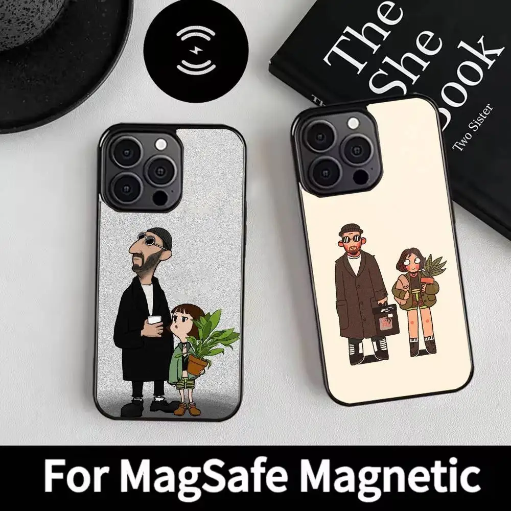 

The Professional Leon Phone Case For iPhone 17,16,15,14,13,12,Plus,Pro,Max for Magsafe Magnetic Wireless Charging