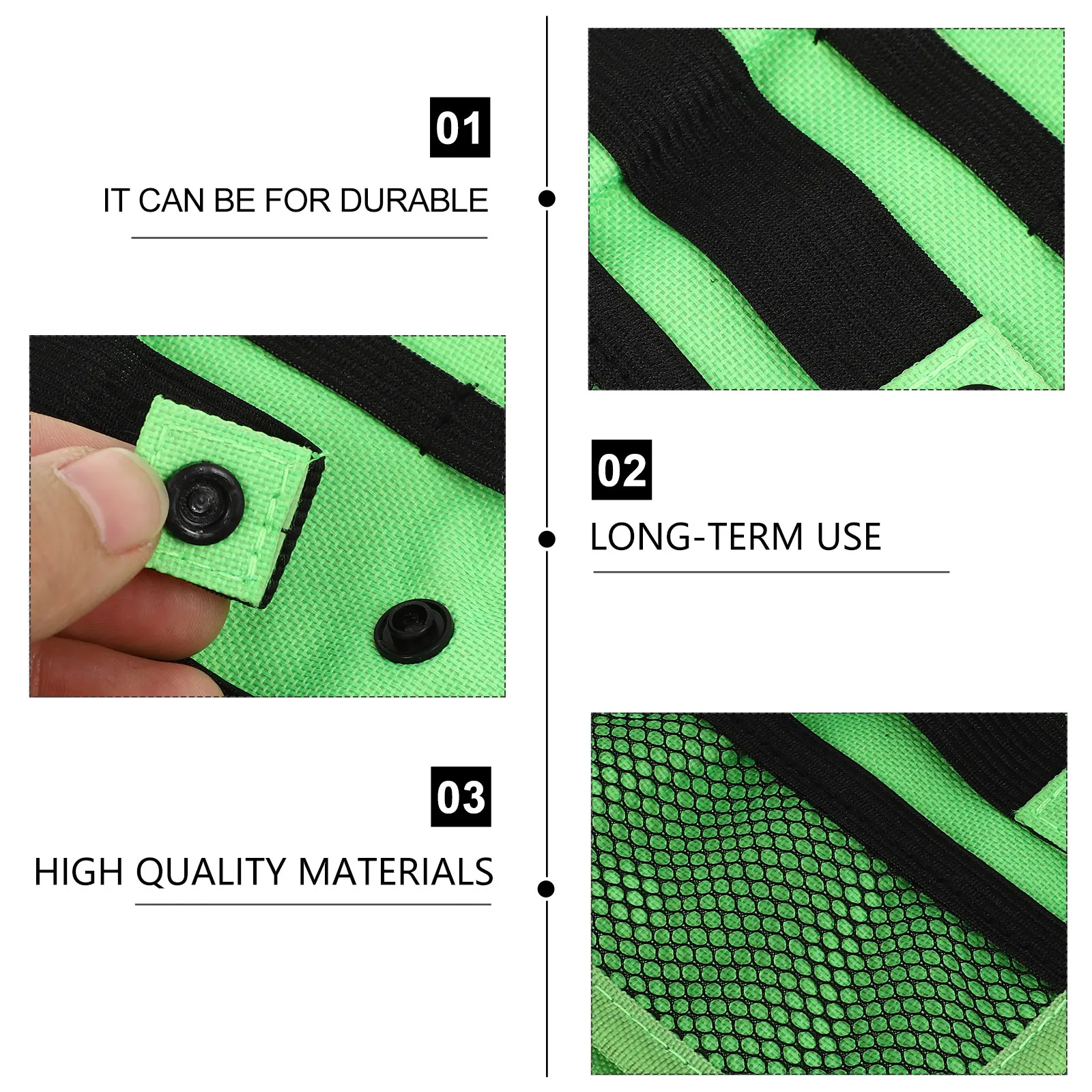 

Pencil Bag Tool Kit Nurse Pouch for Work Supplies Pocket Organizer Green Holder Compartment Case