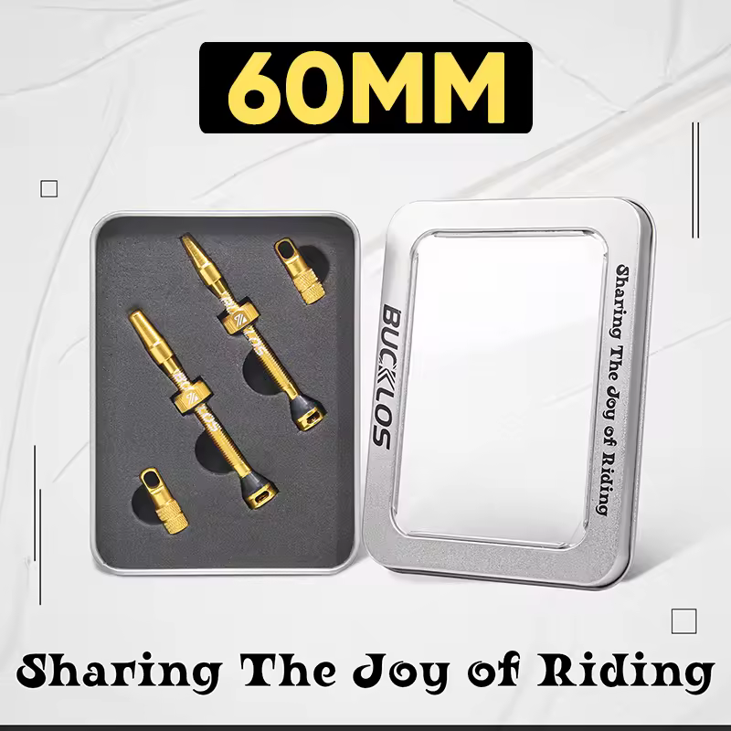 BUCKLOS 40/44/55/60/65/80/100mm Tubeless Valves Bike Aluminum Alloy Presta Nipples Removable Core Air Valve for Road MTB Bicycle - Image 20