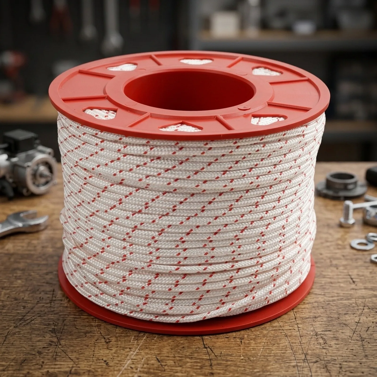 Recoil Start Rope 4.0mm Diameter 100ft Length 750lb Tensile Strength for Small Engines Generators Pressure Washers Snow Blowers