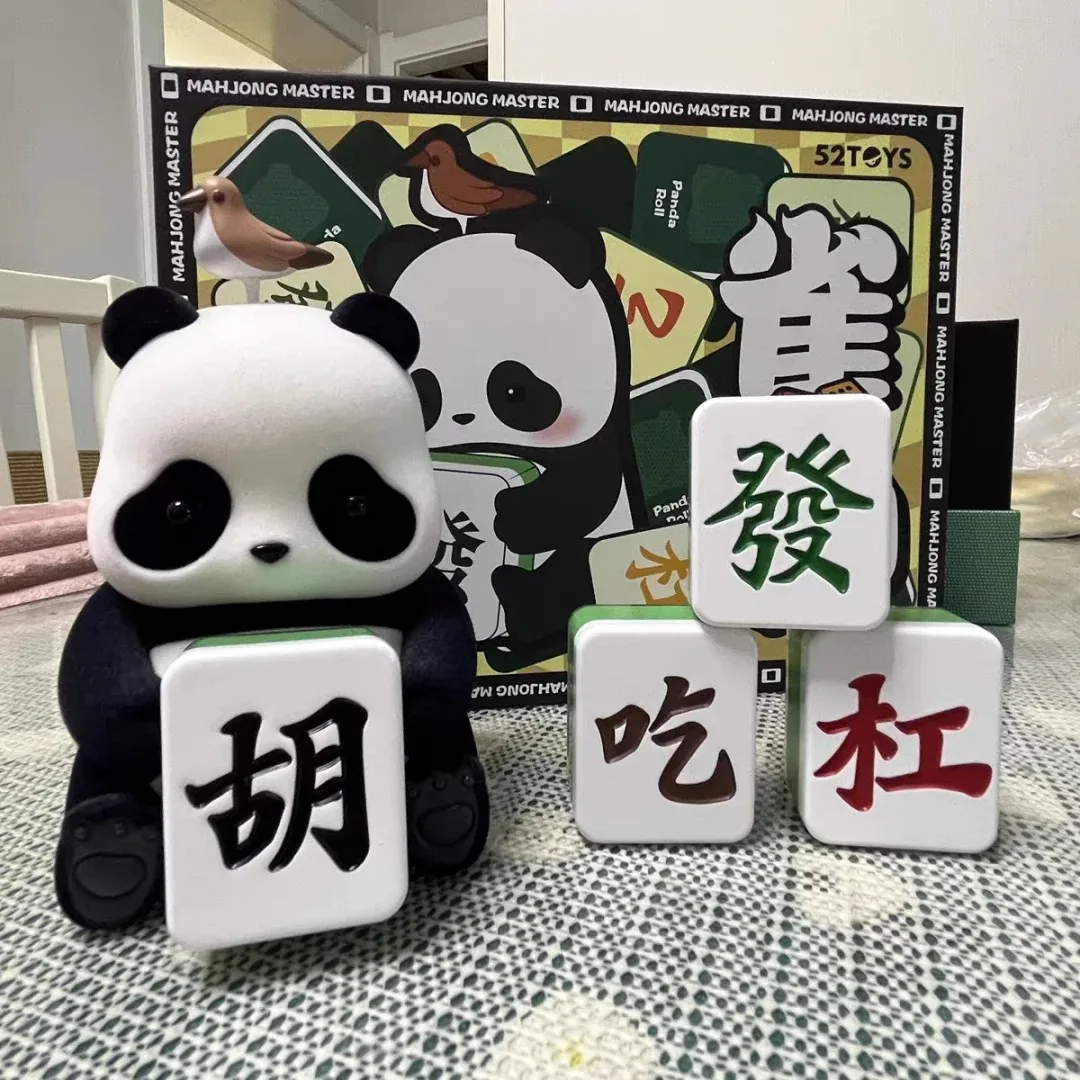 Original 52TOYS Panda Roll Series Limited Edition Hanging Cards Cute Cartoon Action Anime Figure Birthday Holiday Panda Toys