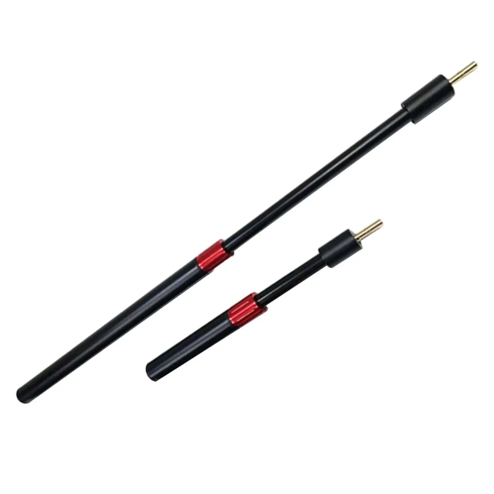 

2 Pieces Billiards Pool Cue Extension, Portable Billiard Connect Shaft Attachment End Lengthener for Practice