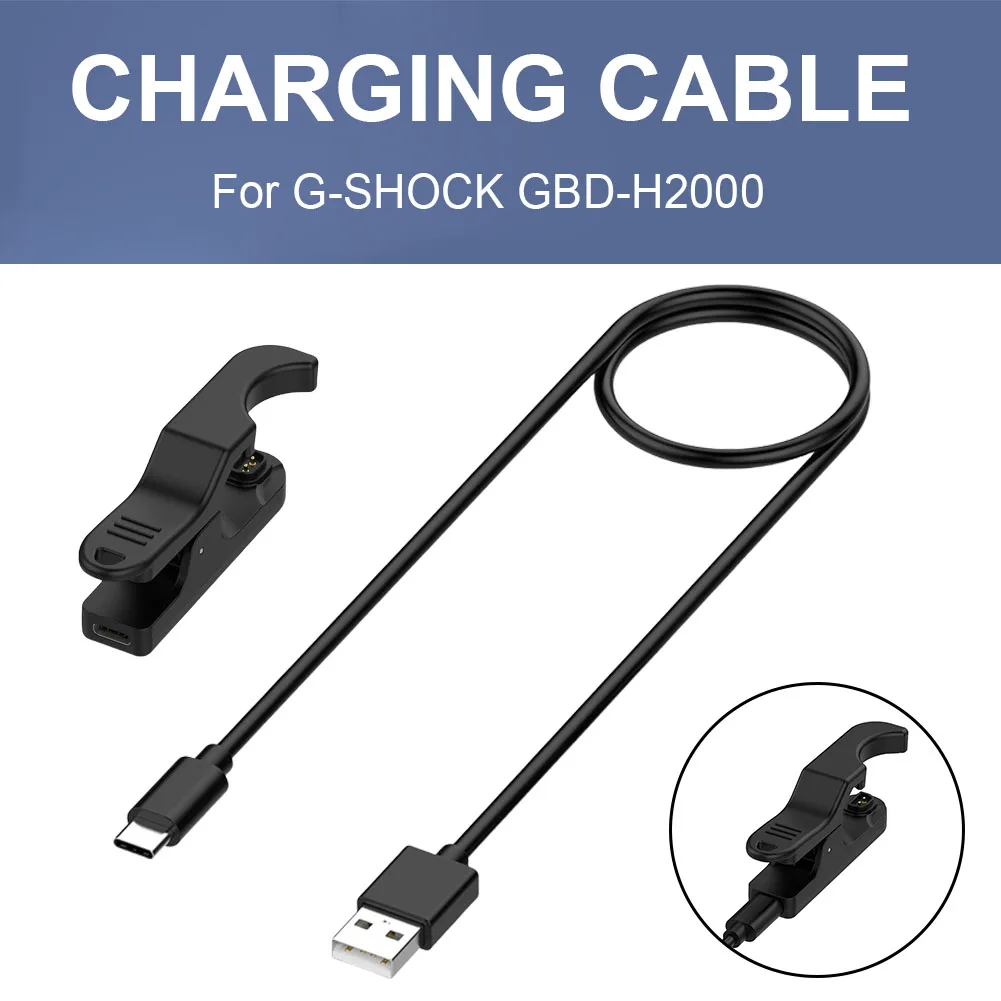 Kabel ładowarki USB do Ca Sio G SHOCK GBD-H2000 Kabel ładujący Stacja dokująca 5V 1000MA Sportowy kabel ładujący do zegarka — zdjęcie produktu 3