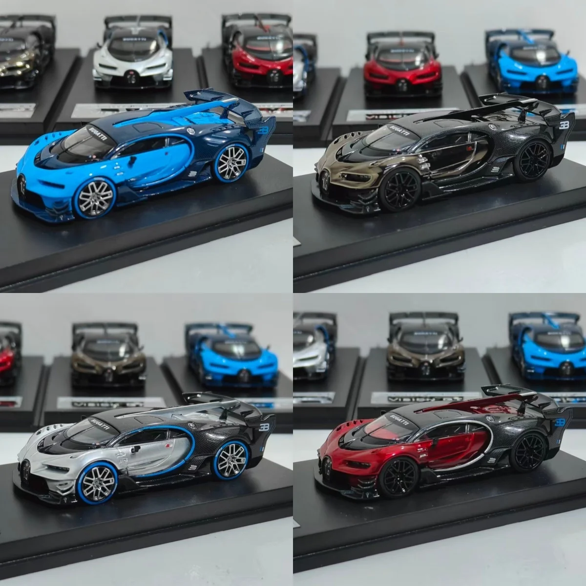 

Коллекционная модель автомобиля Bugatti Vision GT из сплава, масштаб 1:64, Mj