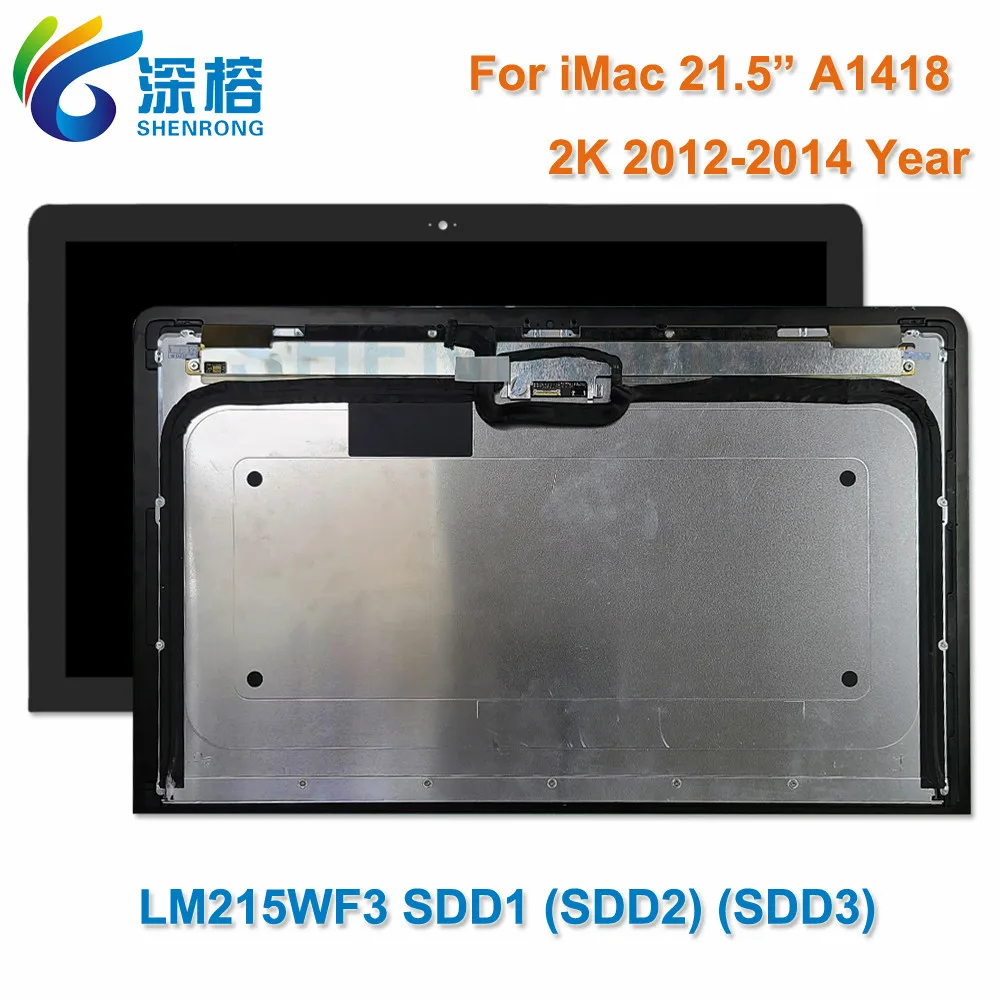 A1418 2K LCD Screen Assembly LM215WF3 SDD1 SDD2 D3 For iMac 21.5