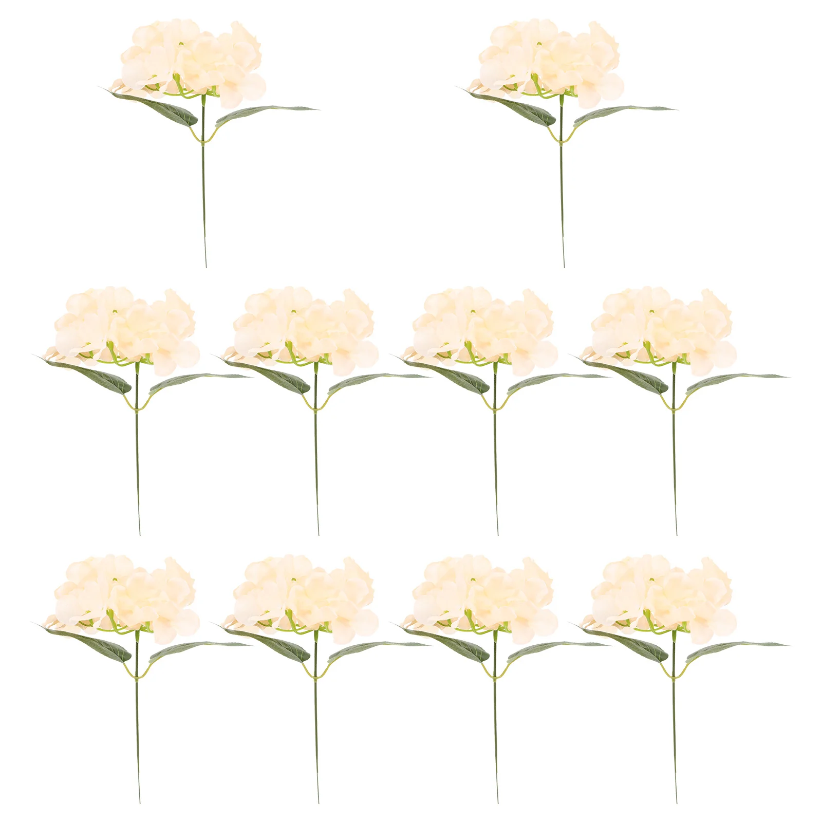 

10Pcs Fake Hydrangea Bouquet Decor Delicate Simulation Flowers for Home Wedding Party Indoor Living Room Flower Arrangement