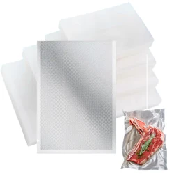 100PCS Vacuum Storage Bags 12x20cm Plastic Textured Storage Bag for Vacuum Sealing Machine for Pack Food Saver Packer Seal Bags