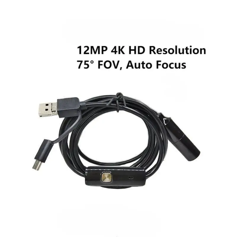 12MP 4K IMX258 15.0mm HD Digital Mic Endoscope Borescope