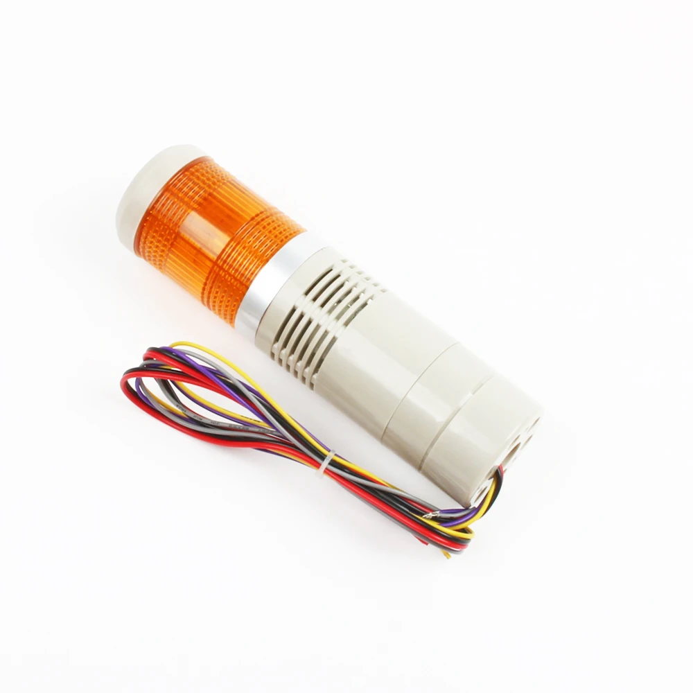 DC 12V 24V 110V 220V LED โคมไฟความปลอดภัย Stack อุตสาหกรรม Tower สัญญาณ LTA-502 1ชั้นสัญญาณคงที่