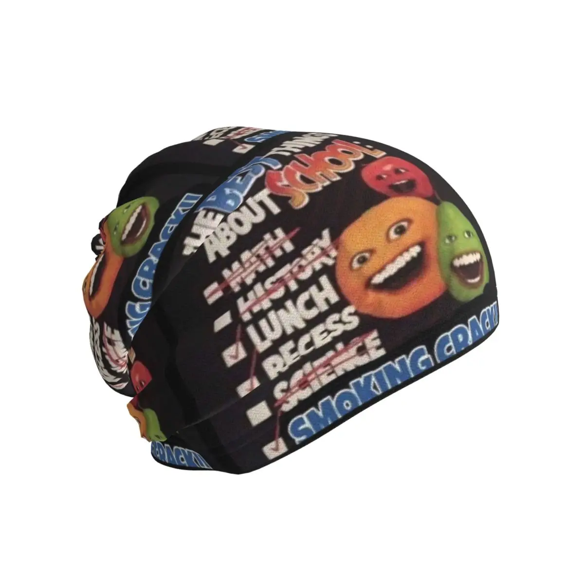 Annoying Orange Best Things About School Bandana Neck Cover Printed Wrap Scarf Cycling Headwear Unisex Adult Winter