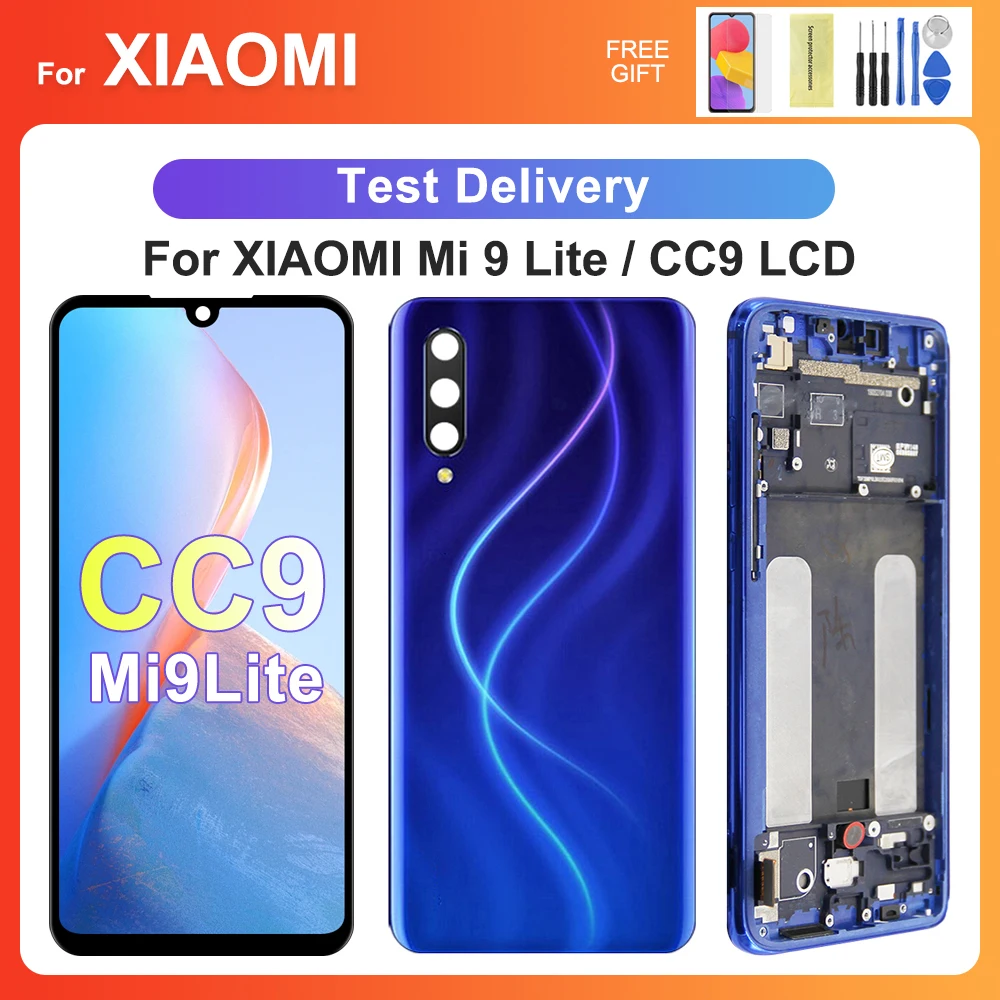 For Xiaomi Mi CC9 Tested For Xiaomi Mi 9 Lite M1904F3BG LCD Display Touch Screen Digitizer Assembly Replacement