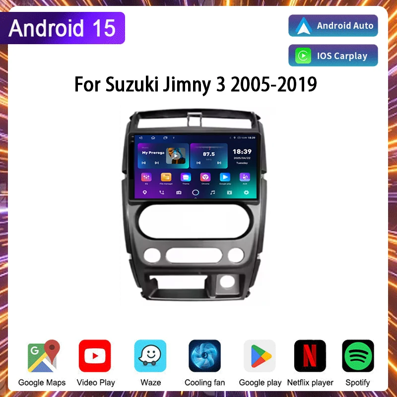 

Car Radio For Suzuki Jimny 3 2005-2019 Wireless Carplay Android Auto Car Multimedia Stereo