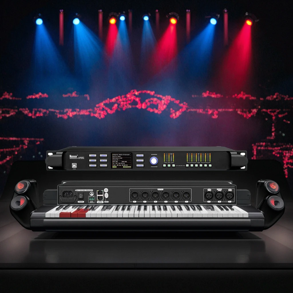 

Цифровой аудиопроцессор ZXY Nuoxun PA2, система управления динамиками 3 в 6 выходов, аудиоэквалайзер и звуковой процессор