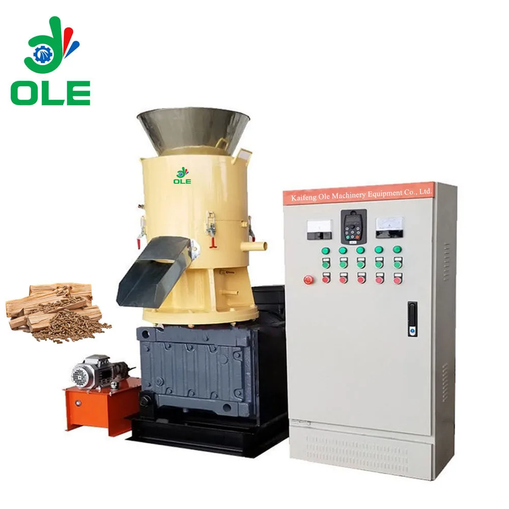 Biomass Wood Pellet Making Machine Plant 3/8/10MM Customized Pellet Size Sawdust Pellet Pelletizer Machine Price