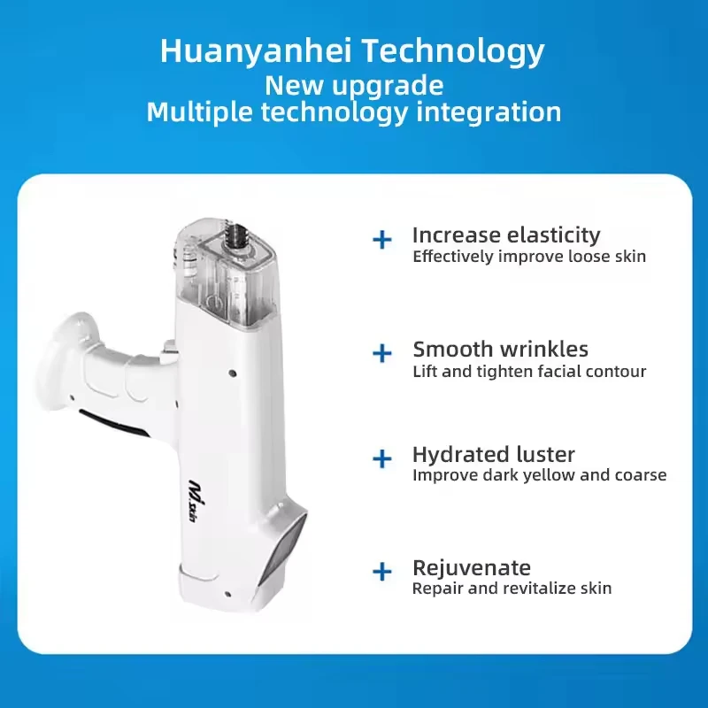 home use Water Mesotherapy Gun Deeplyhydrate EZ Negative Pressure Meso Gun Mesotherapy Hydrolifting Water Injector Beauty Device