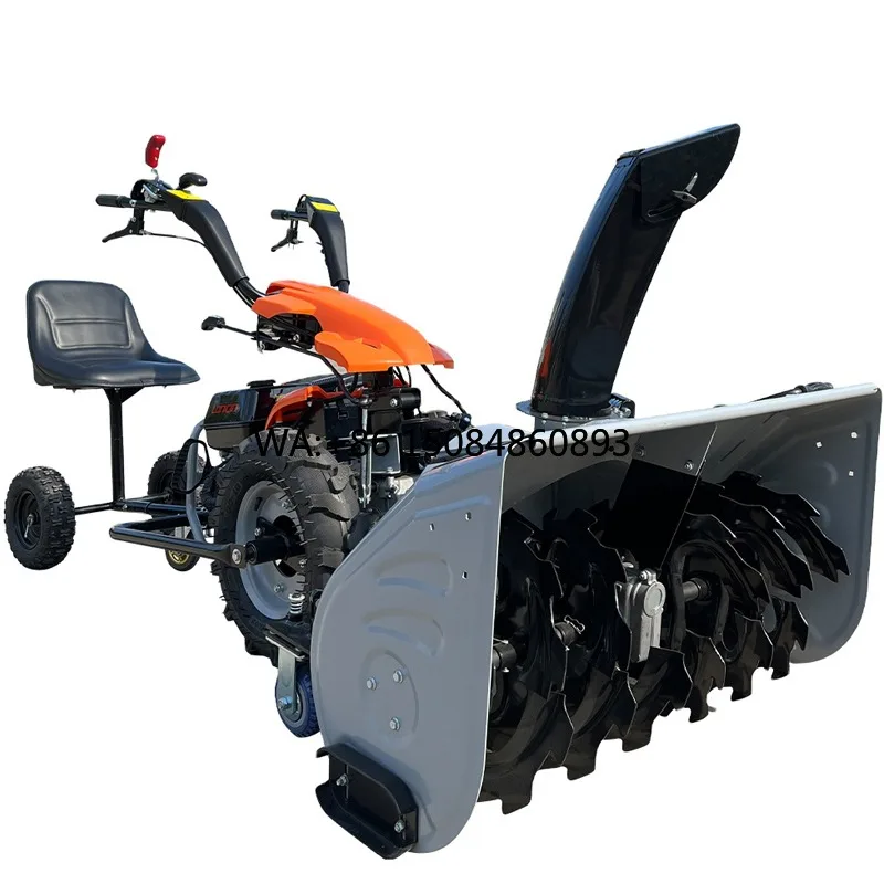GardeningSnow Sweeper Robot Remote Control Multi-Purpose Track Snow Removal Equipment With Engine For Farm & Garden Usegardening