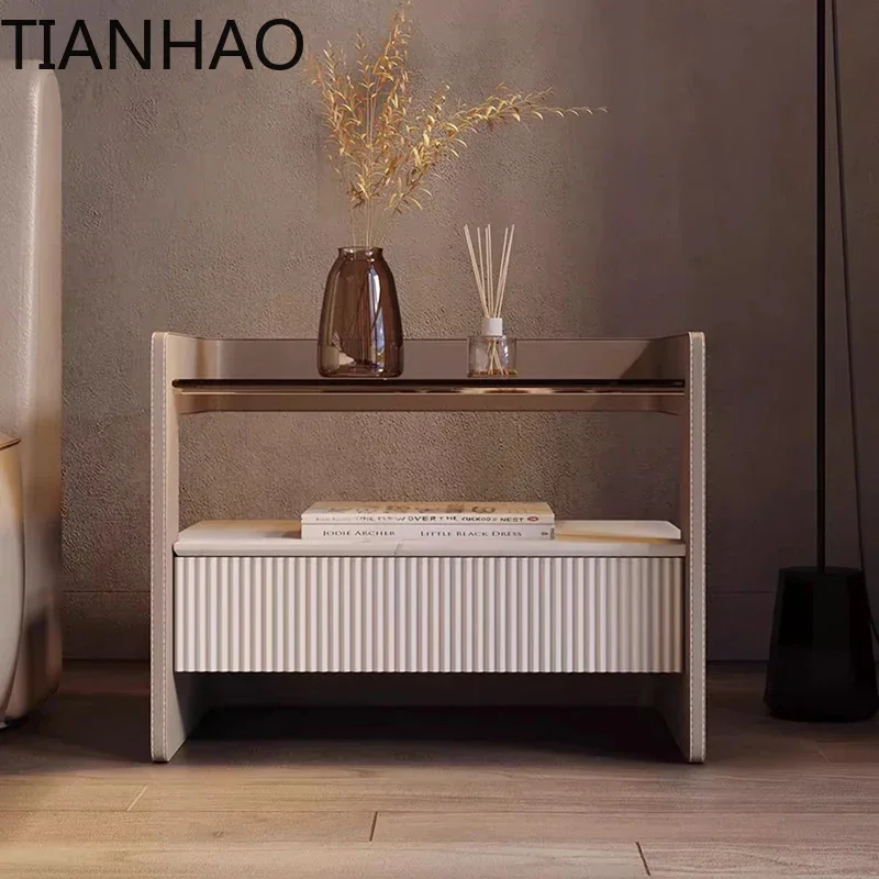 Exquisite Cute Bedside Table Classic Versatile Cozy Minimalist Nightstand Simple Storage Mesita De Noche Bedroom Furnitures