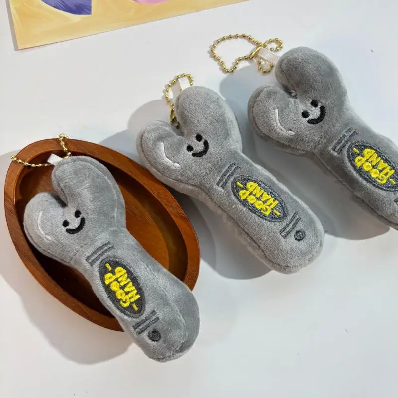 

[JT]1Pc Wrench Plush Keychain 1Pc Cartoon Tool Soft Stuffed Doll Pendant for Car Key Ring Backpack Bag Decor Kids Gift