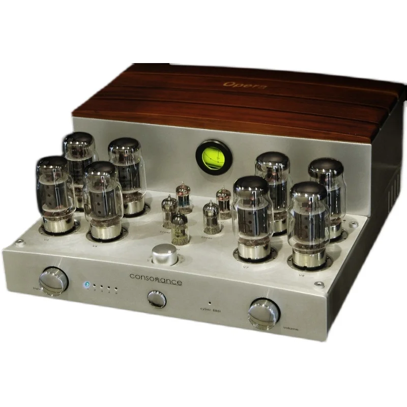 

New 39W*2 opera Cyber880i HIFI tube combined machine tube amplifier combined power amplifier ,KT88x4, 5687x2, ECC83x1, 5AR4x2