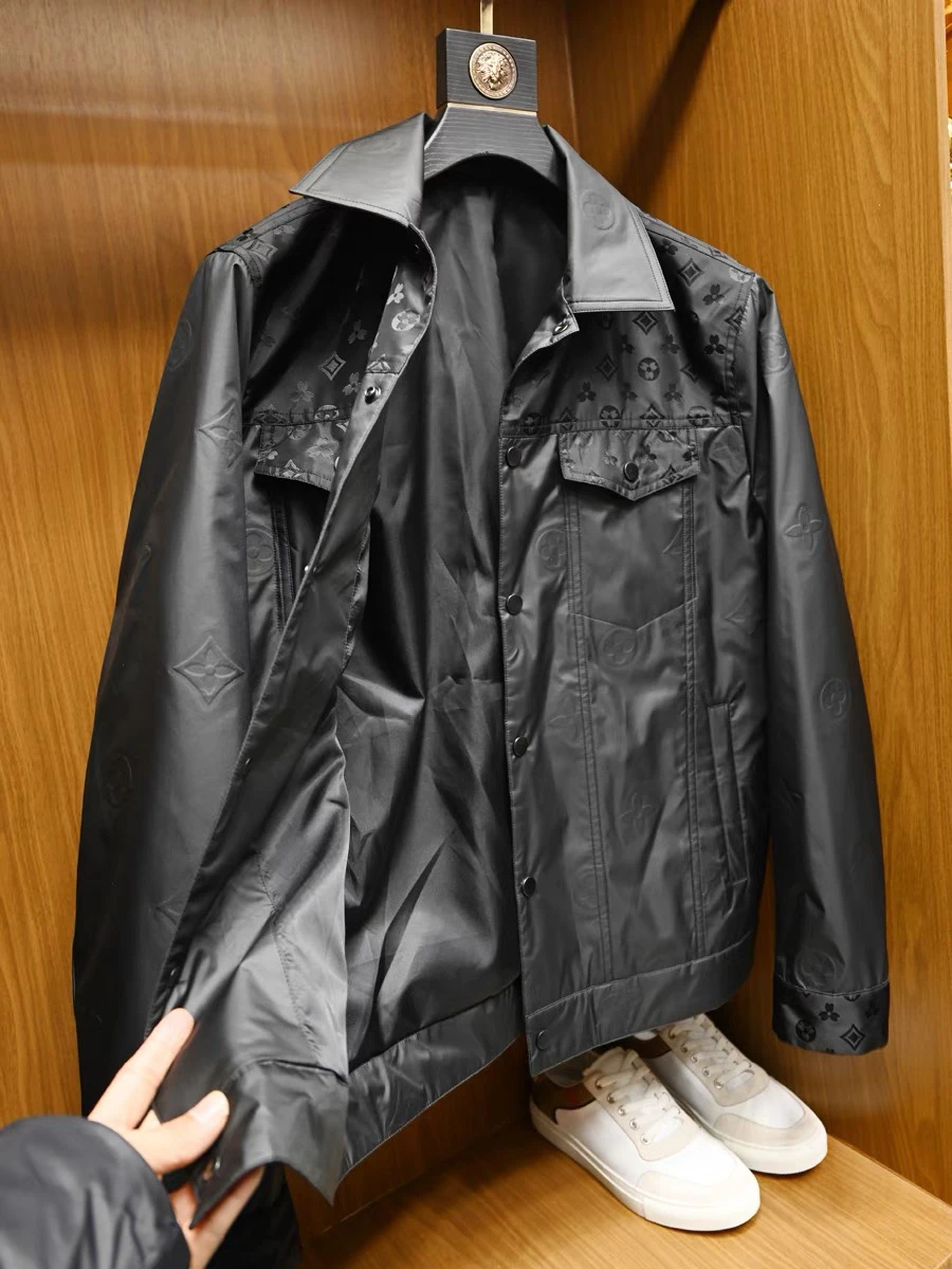 

Slim Fit, высококачественная простая мужская куртка с воротником irt, весенне-осенняя новая дышащая верхняя одежда, повседневная молодежная мода