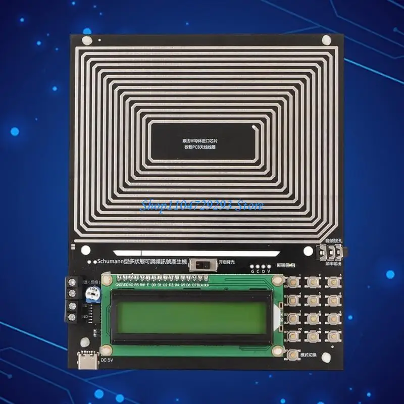 Y2GD 0.001Hz-200KHz DC5V Super Low Frequency Waves Resonances 7.83Hz for Sleep