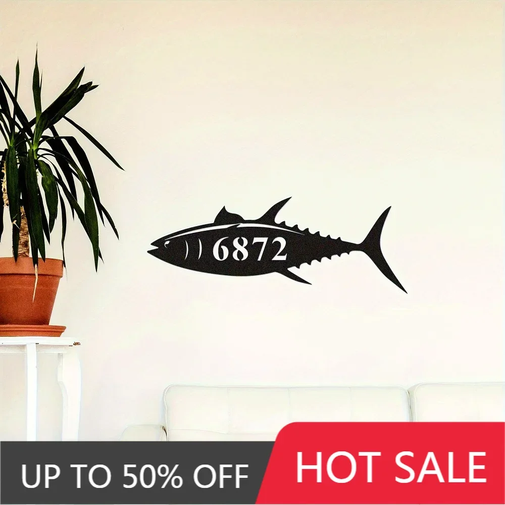 

1PC Sophisticated Metal Fish Wall Art Highly Versatile for Indoor Outdoor Spaces Ideal for Living Room Garden Exclusive Gift Opt