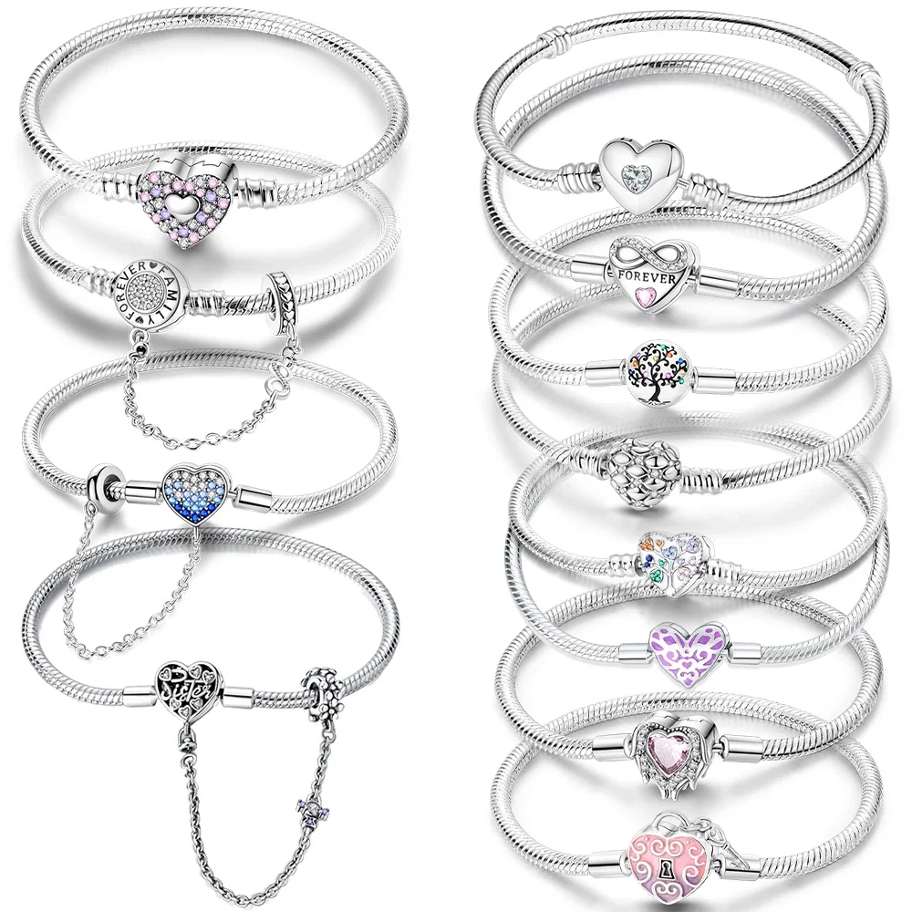 Bracelet Multi-rang Blanc Perles Arbre De Vie - Élastique Ajustable, Neuf Sans Emballage