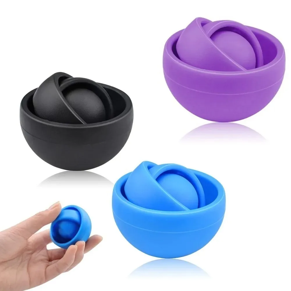 

High Quality Anti-anxiety Fidget Gyro Toys Color Plating Unzip Fidgets Gifts PP Hand Fidget Spinner Gift