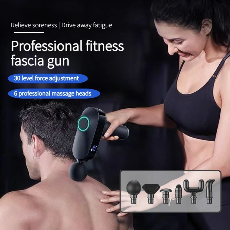 

Multi functional muscle relaxation vibration massager, professional grade brushless electric fascia gun for massage athletes
