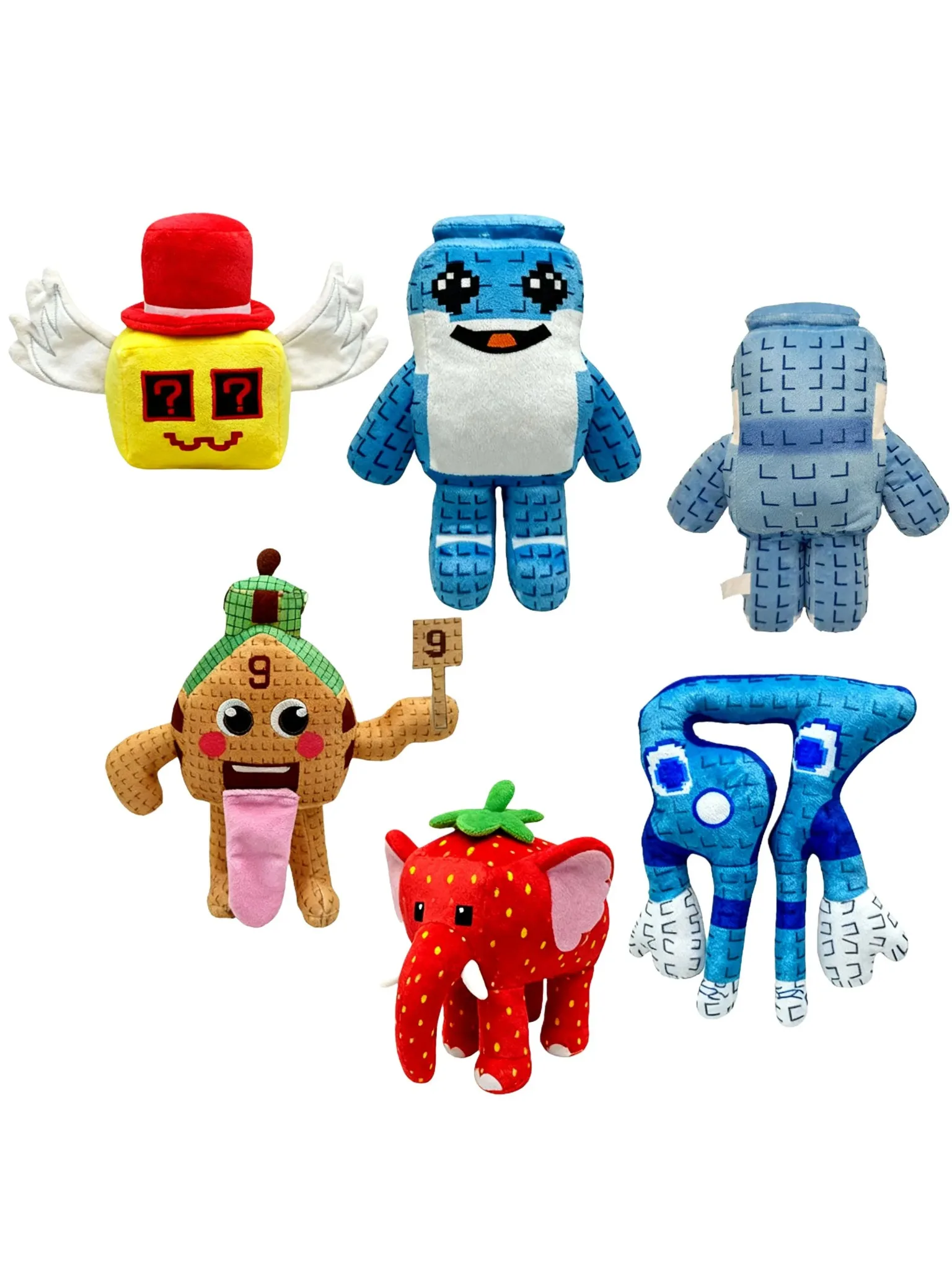 

NEW Steal A Brainrot Esok Sekolah Plush Hot Game Peripheral Plushie Cute Cartoon No. 9 House Stuffed Doll Toy Gamer Fans Gift