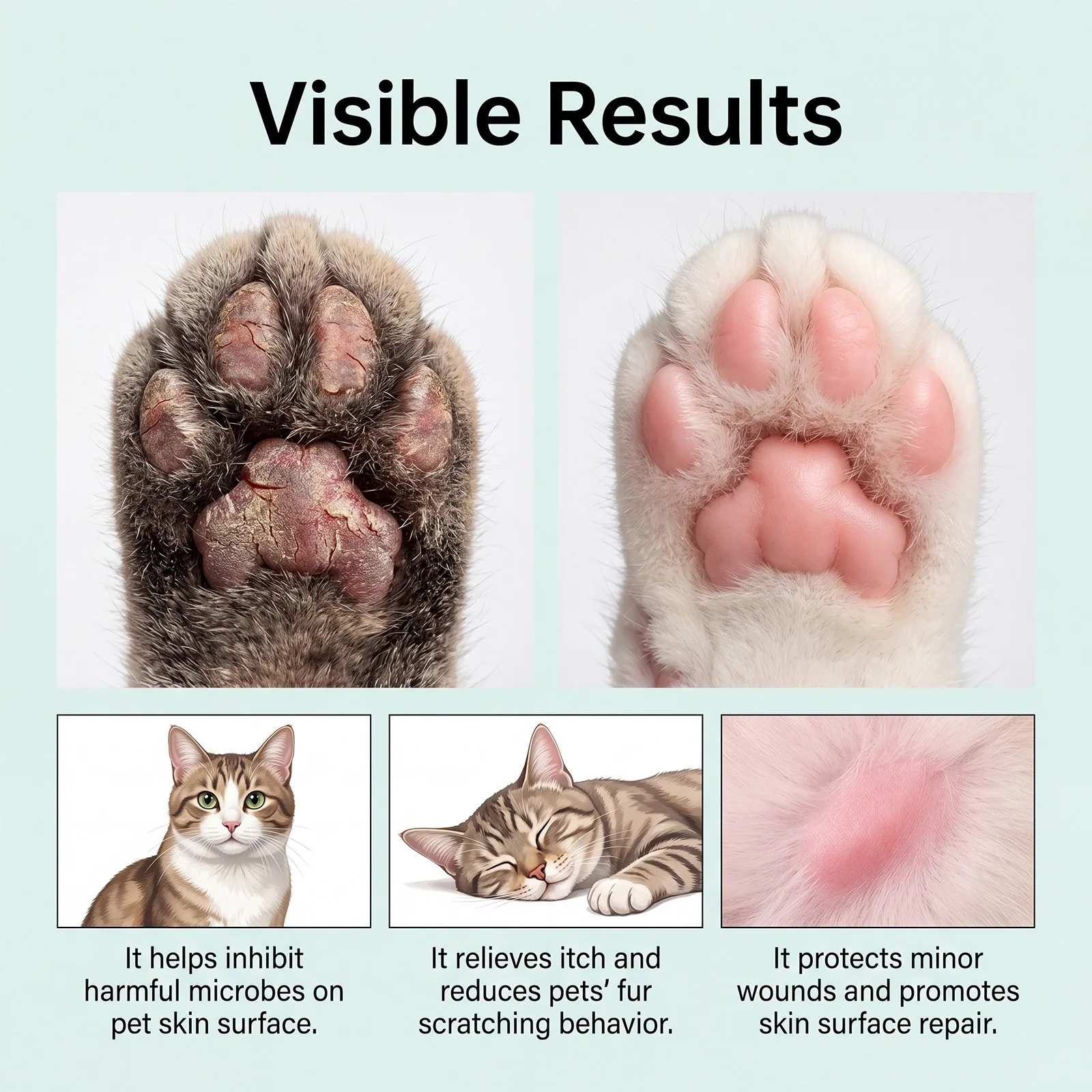 Cat Nose And Paw Balm Nourishing Dry Foot Moisturizer Protector Pet Accessories Natural Crack Portable Kitty Feet Repair Creams view 6