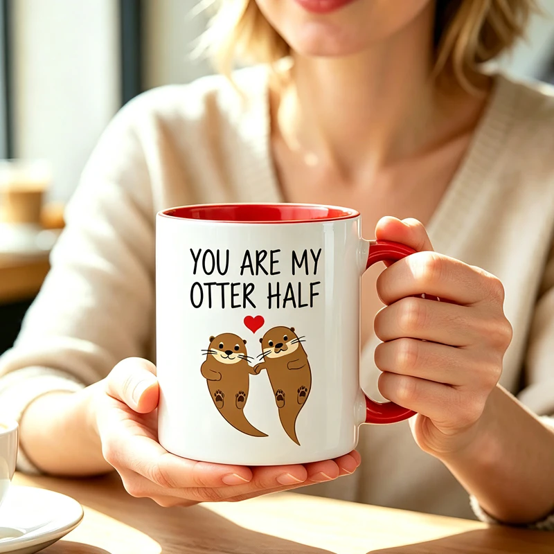 A ceramic coffee mug featuring a loving message—an excellent gift from a mother to her son, perfect for home use.