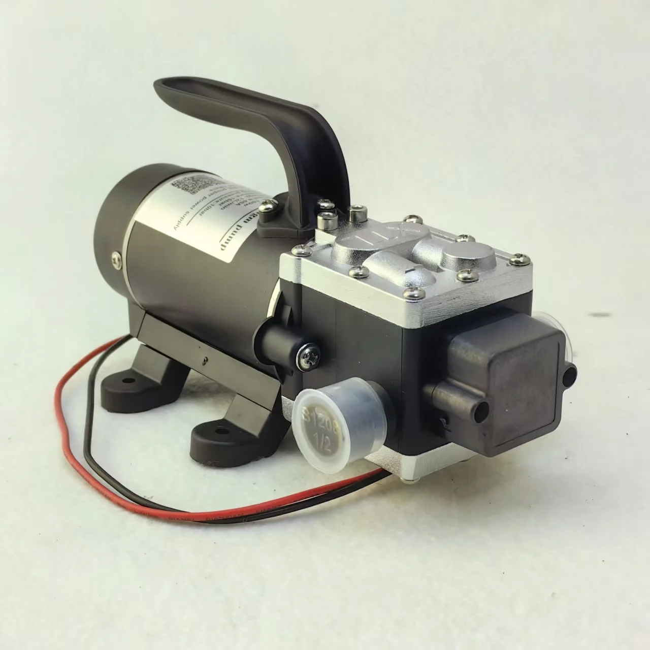 160W Electric Diaphragm Pump Pipeline Pressure Test Pump Water Pipe Leak Detector Floor Heating Cleaning Pump 24v