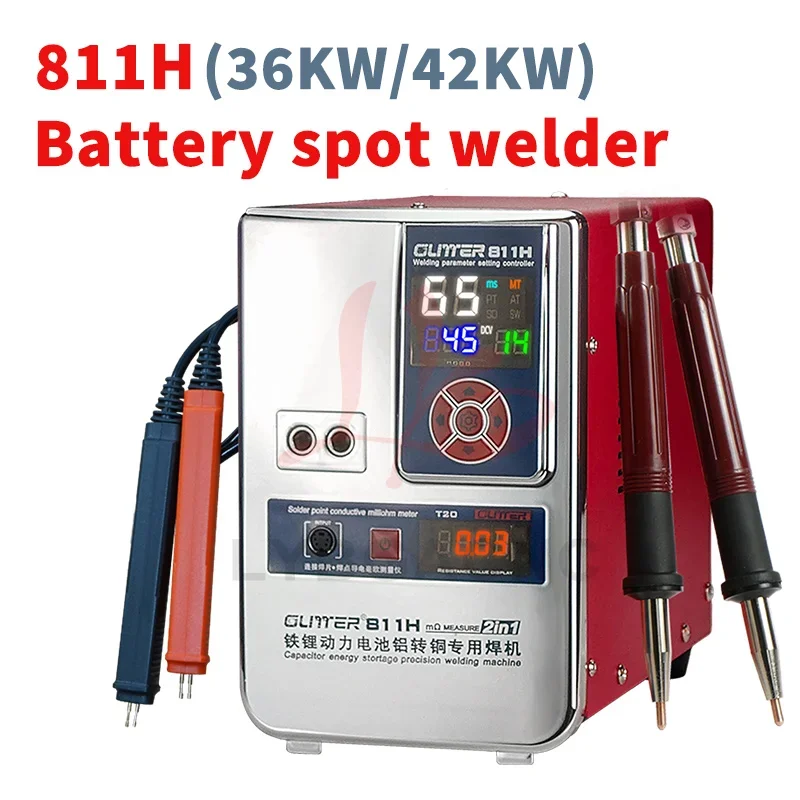 811H Spot Welder Aluminum To Copper Battery Spot Welder For Lithium Lron Power Battery Large Single Aluminum To Nickel Welding