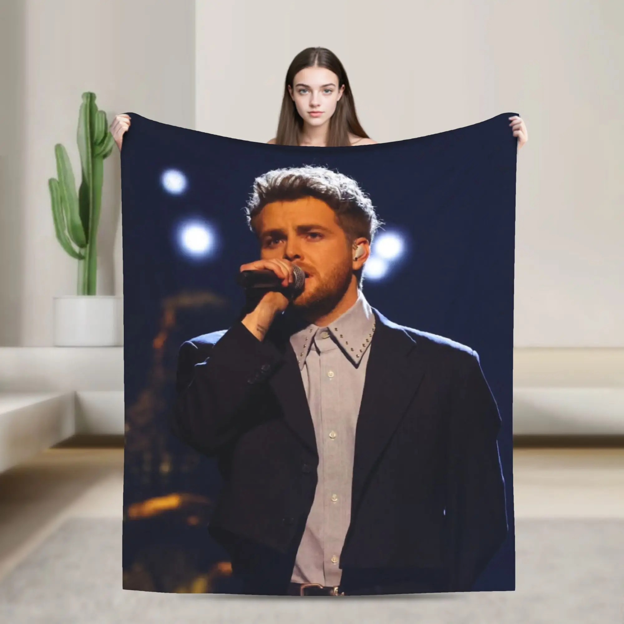 Alex Warren Tour Music  Plush Blanket Boy Girl  Flannel Bedding Throws For Couch Chair Soft Warm Bedspread Gift Idea