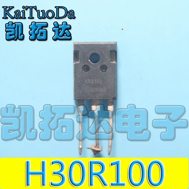 Tubo do poder de IGBT, H30R100 30A1000V, 10 PCes, Não novo, Usado, Secondhand